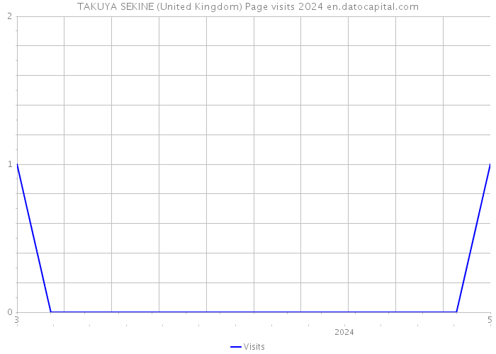 TAKUYA SEKINE (United Kingdom) Page visits 2024 