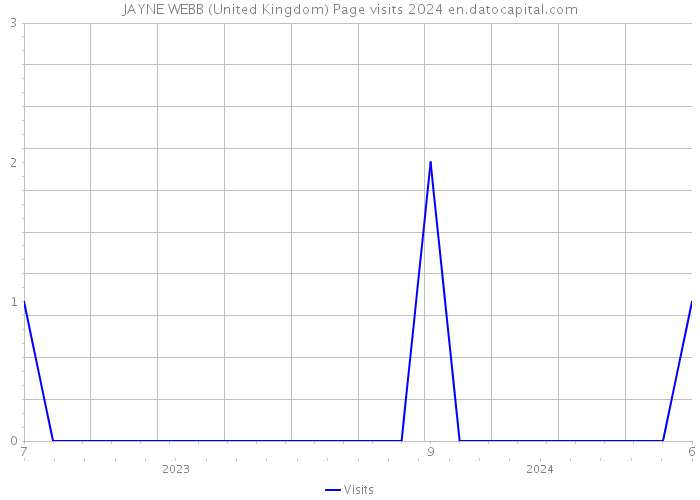 JAYNE WEBB (United Kingdom) Page visits 2024 