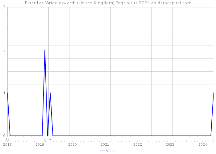 Peter Lee Wrigglesworth (United Kingdom) Page visits 2024 