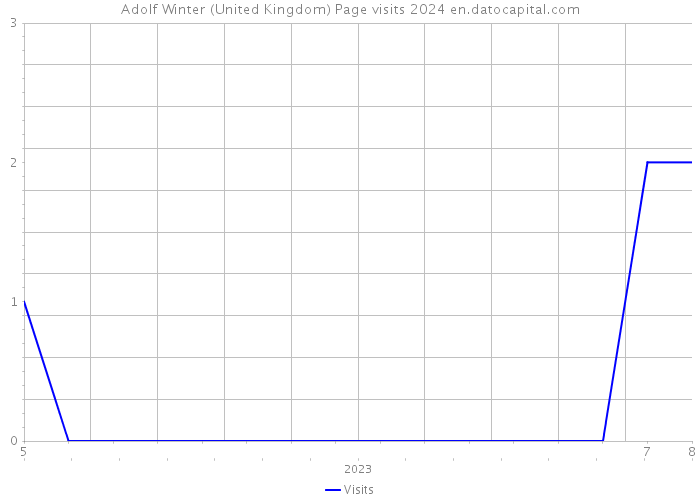 Adolf Winter (United Kingdom) Page visits 2024 