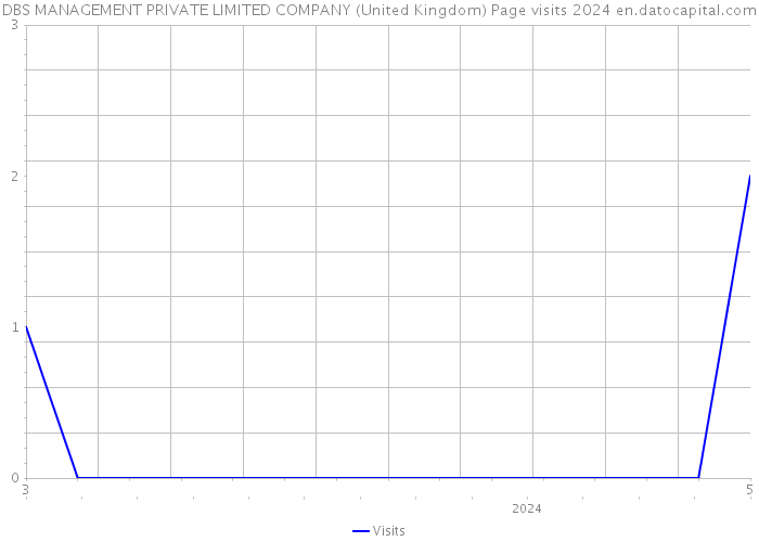 DBS MANAGEMENT PRIVATE LIMITED COMPANY (United Kingdom) Page visits 2024 
