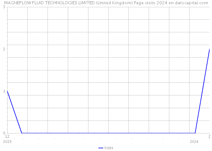 MAGNEFLOW FLUID TECHNOLOGIES LIMITED (United Kingdom) Page visits 2024 