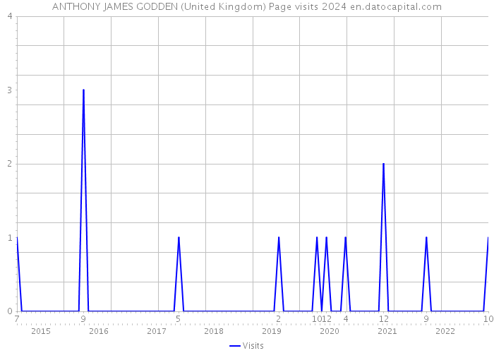ANTHONY JAMES GODDEN (United Kingdom) Page visits 2024 