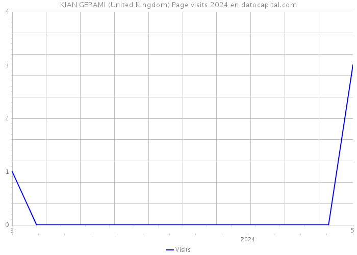 KIAN GERAMI (United Kingdom) Page visits 2024 