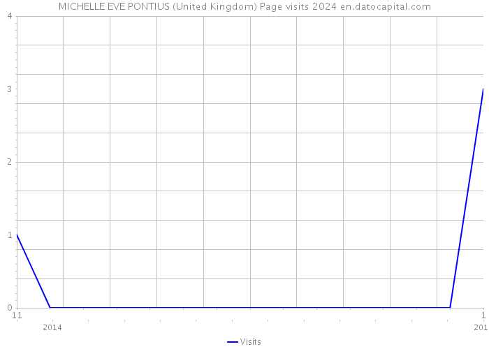 MICHELLE EVE PONTIUS (United Kingdom) Page visits 2024 