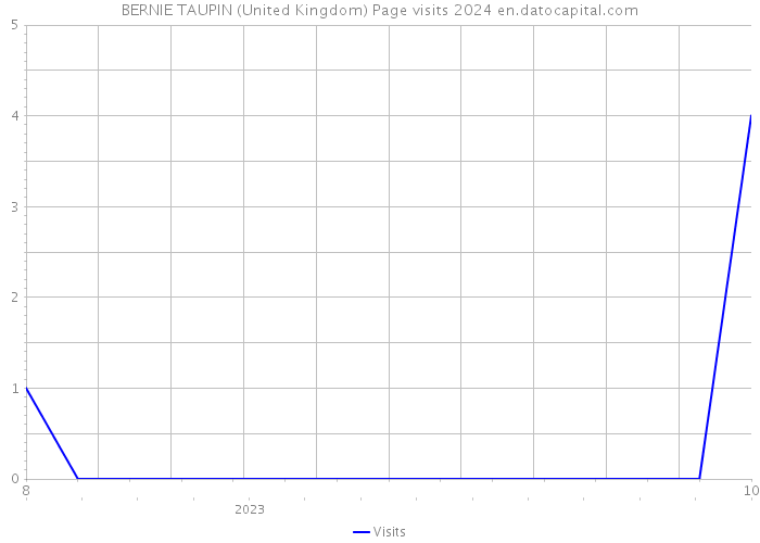 BERNIE TAUPIN (United Kingdom) Page visits 2024 