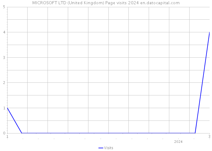 MICROSOFT LTD (United Kingdom) Page visits 2024 