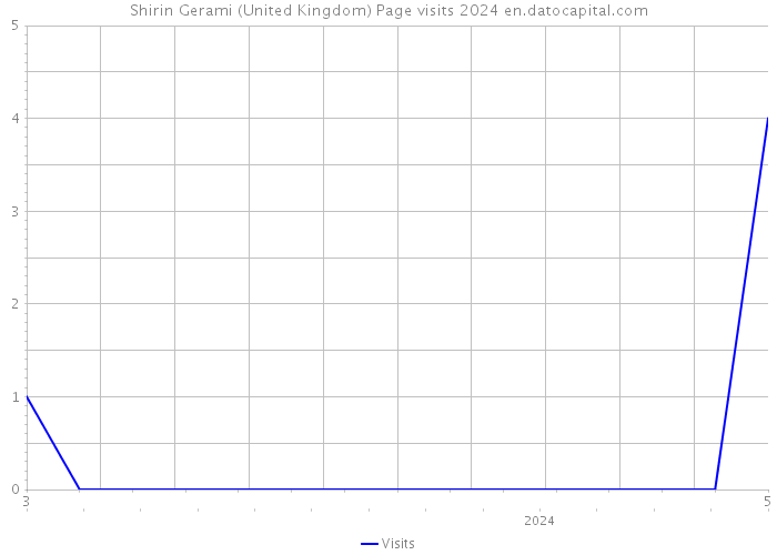 Shirin Gerami (United Kingdom) Page visits 2024 