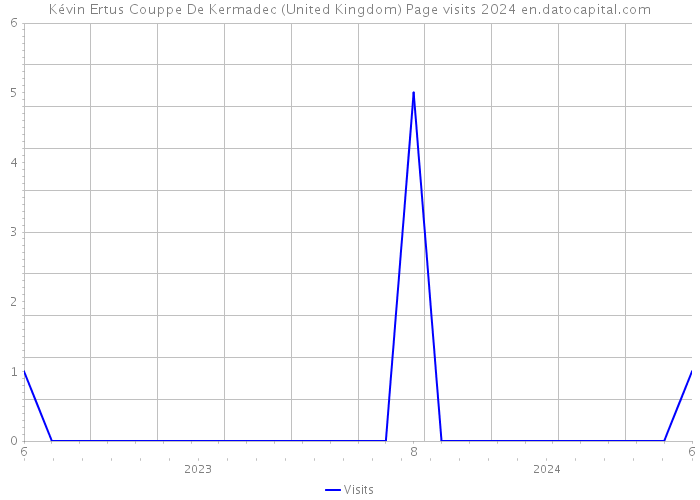 Kévin Ertus Couppe De Kermadec (United Kingdom) Page visits 2024 