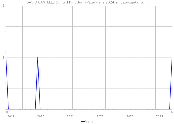 DAVID CASTELLS (United Kingdom) Page visits 2024 