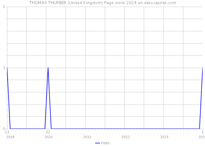 THOMAS THURBER (United Kingdom) Page visits 2024 