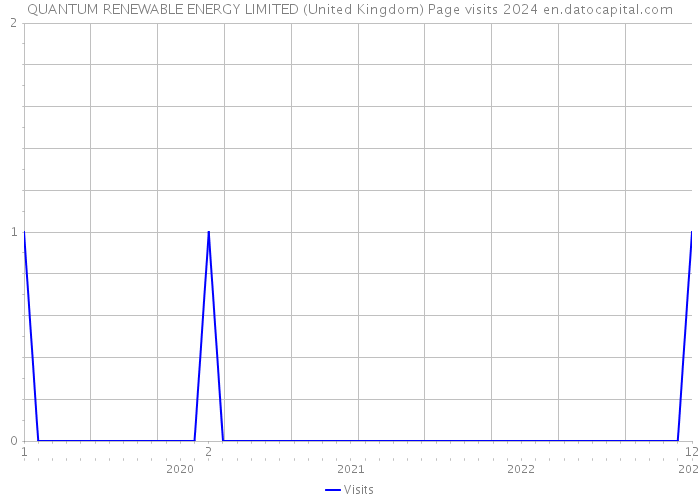 QUANTUM RENEWABLE ENERGY LIMITED (United Kingdom) Page visits 2024 