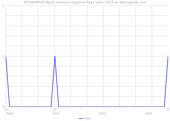 MOHAMMAD BILAL (United Kingdom) Page visits 2024 