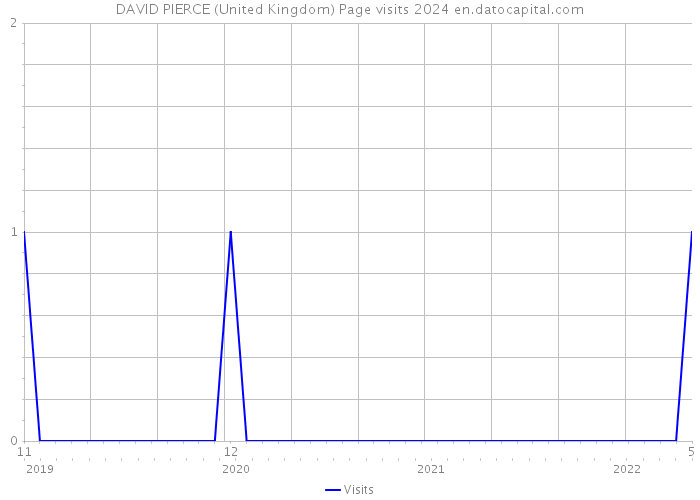 DAVID PIERCE (United Kingdom) Page visits 2024 