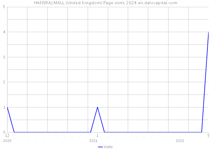 HANSRAJ MALL (United Kingdom) Page visits 2024 