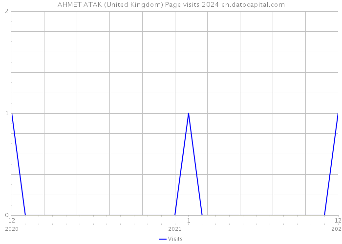 AHMET ATAK (United Kingdom) Page visits 2024 