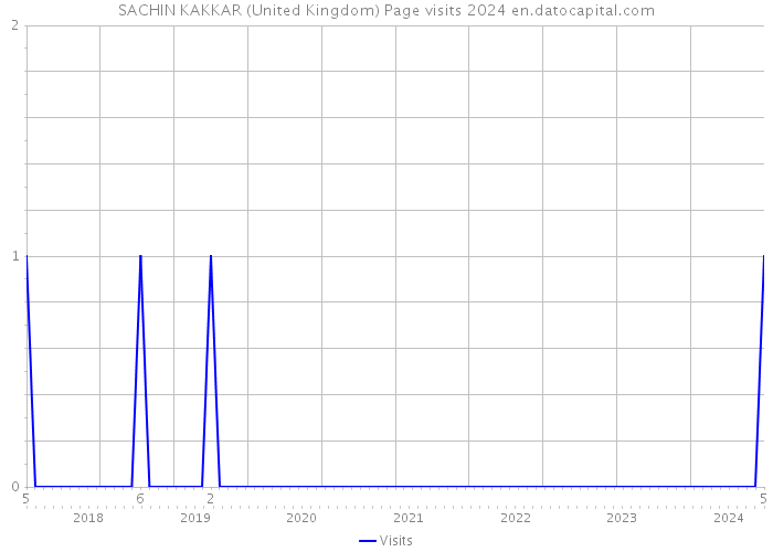 SACHIN KAKKAR (United Kingdom) Page visits 2024 