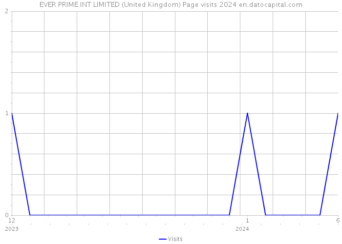 EVER PRIME INT LIMITED (United Kingdom) Page visits 2024 