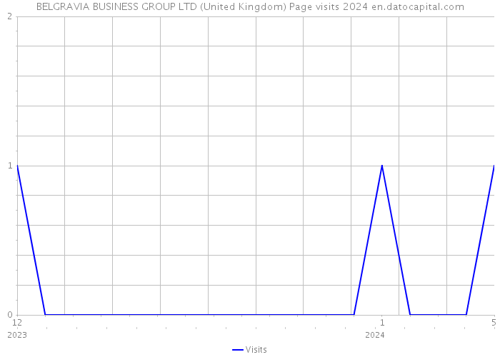 BELGRAVIA BUSINESS GROUP LTD (United Kingdom) Page visits 2024 