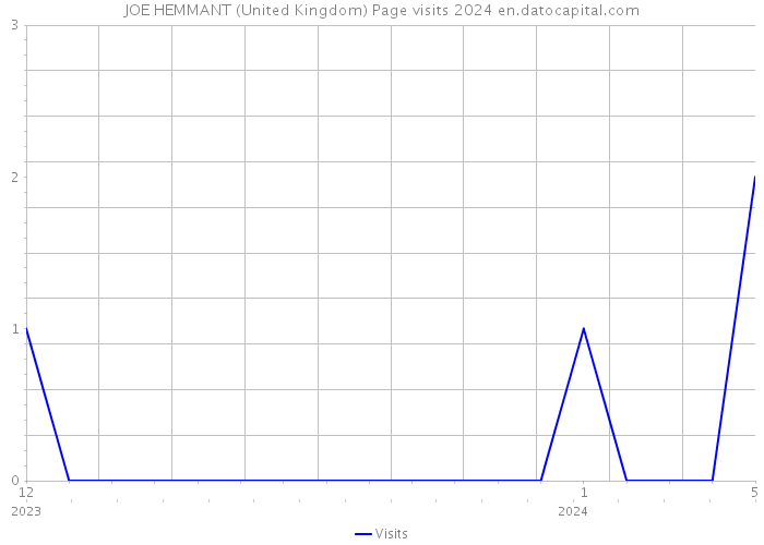 JOE HEMMANT (United Kingdom) Page visits 2024 