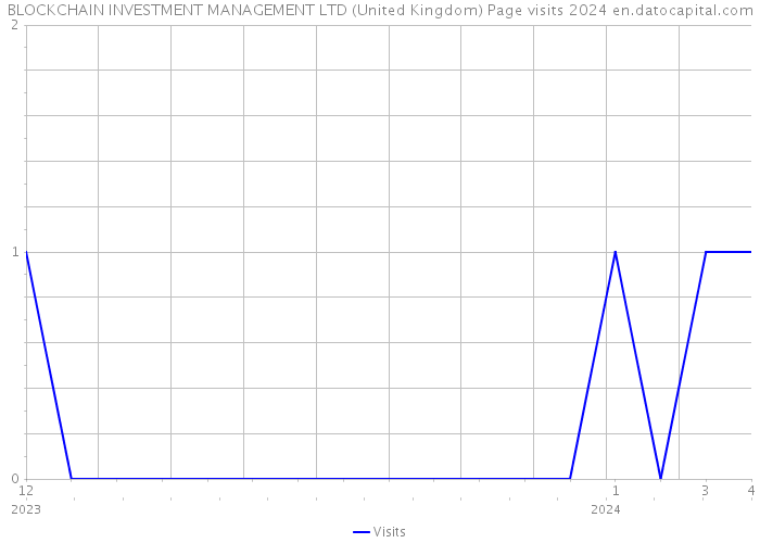 BLOCKCHAIN INVESTMENT MANAGEMENT LTD (United Kingdom) Page visits 2024 
