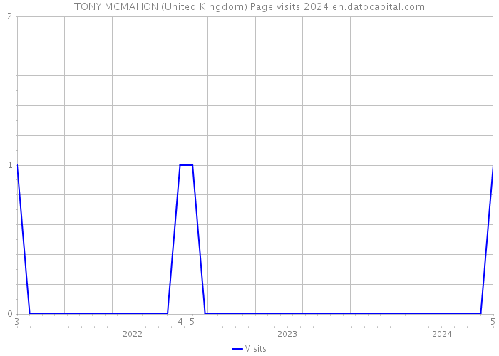 TONY MCMAHON (United Kingdom) Page visits 2024 