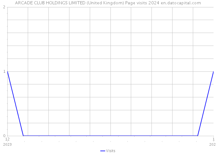 ARCADE CLUB HOLDINGS LIMITED (United Kingdom) Page visits 2024 