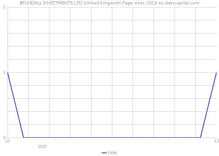 BRUNDALL INVESTMENTS LTD (United Kingdom) Page visits 2024 