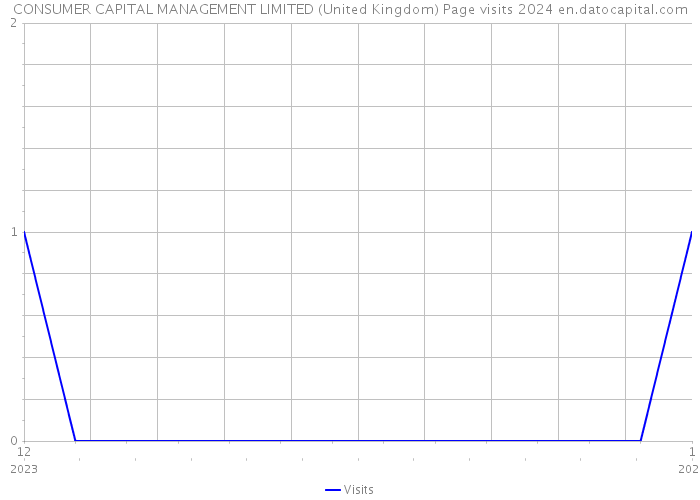 CONSUMER CAPITAL MANAGEMENT LIMITED (United Kingdom) Page visits 2024 