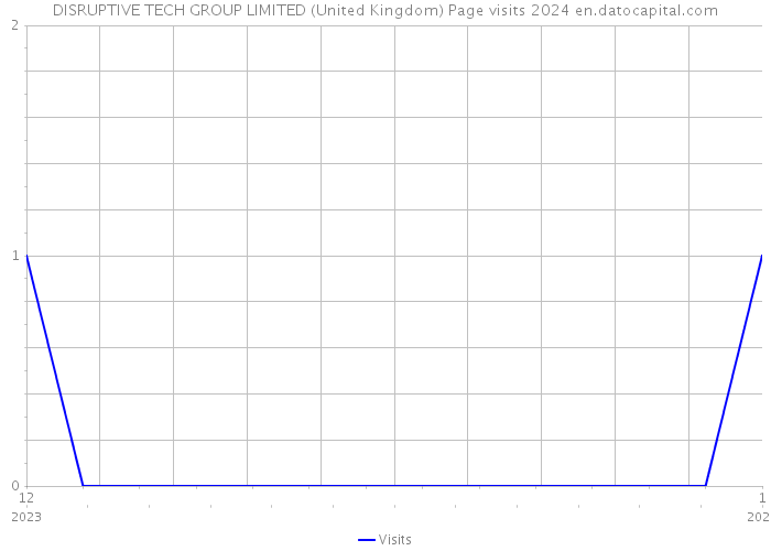 DISRUPTIVE TECH GROUP LIMITED (United Kingdom) Page visits 2024 