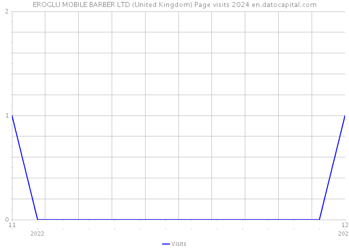 EROGLU MOBILE BARBER LTD (United Kingdom) Page visits 2024 