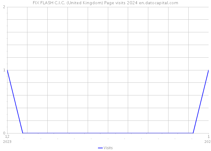 FIX FLASH C.I.C. (United Kingdom) Page visits 2024 