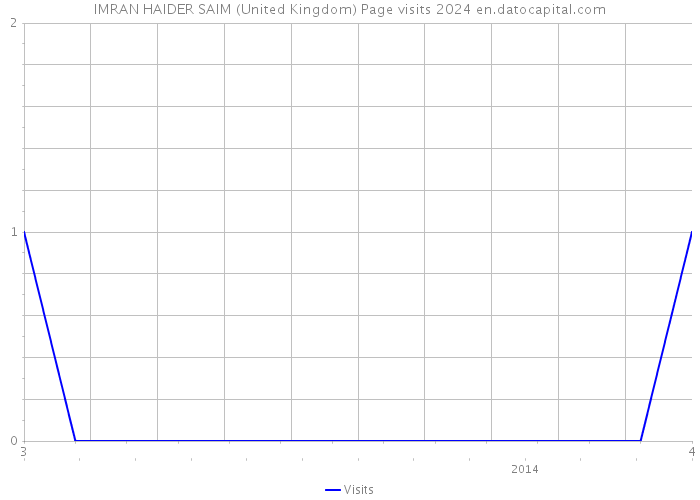 IMRAN HAIDER SAIM (United Kingdom) Page visits 2024 