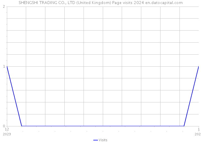 SHENGSHI TRADING CO., LTD (United Kingdom) Page visits 2024 