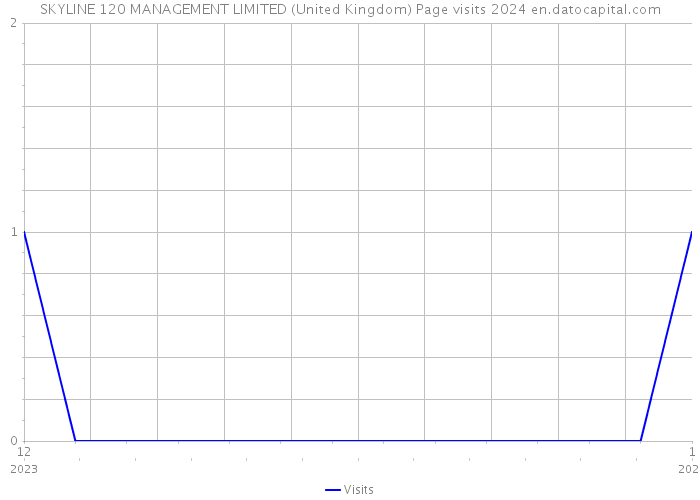 SKYLINE 120 MANAGEMENT LIMITED (United Kingdom) Page visits 2024 
