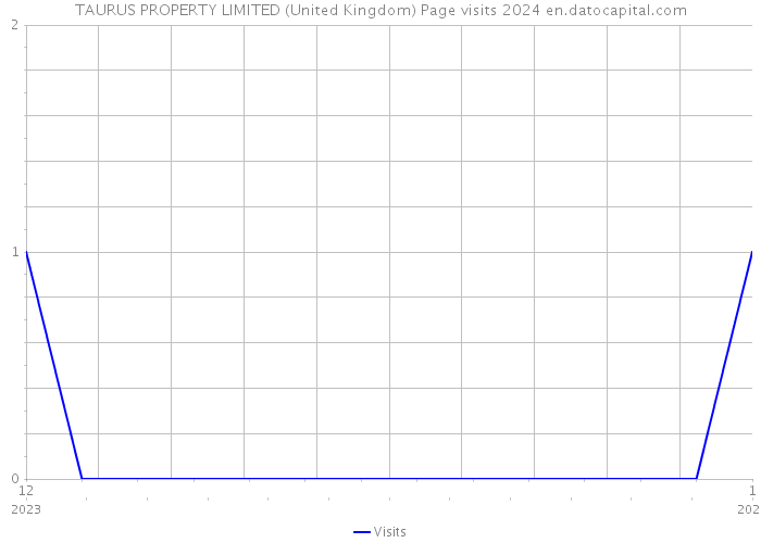 TAURUS PROPERTY LIMITED (United Kingdom) Page visits 2024 