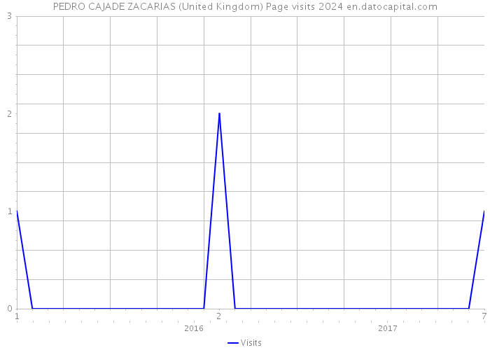 PEDRO CAJADE ZACARIAS (United Kingdom) Page visits 2024 