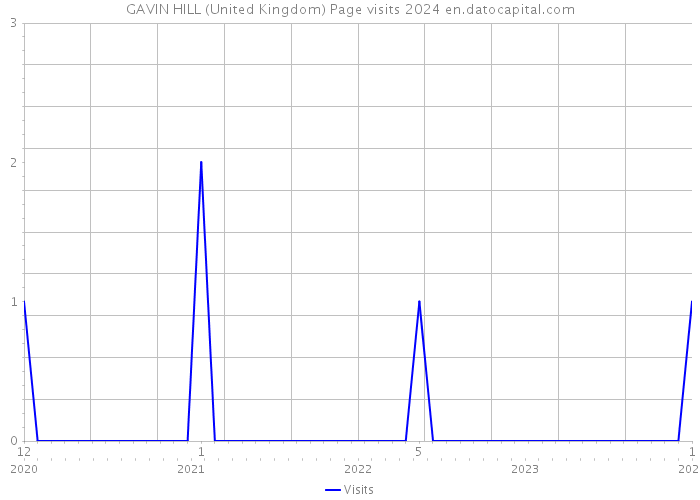GAVIN HILL (United Kingdom) Page visits 2024 