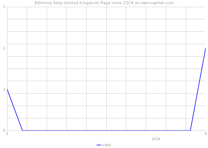Edmond Selaj (United Kingdom) Page visits 2024 