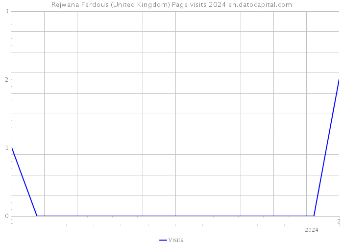 Rejwana Ferdous (United Kingdom) Page visits 2024 