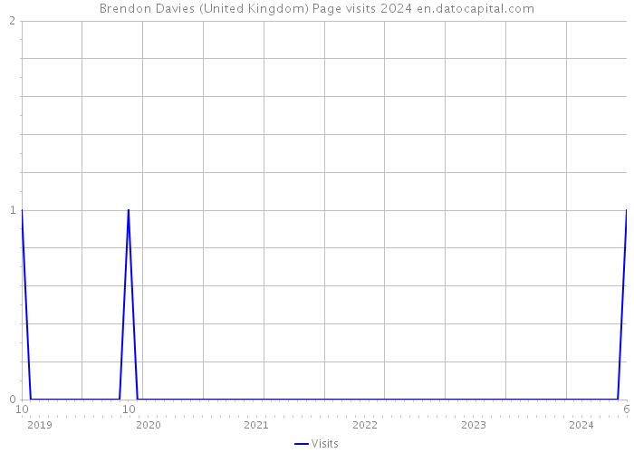 Brendon Davies (United Kingdom) Page visits 2024 