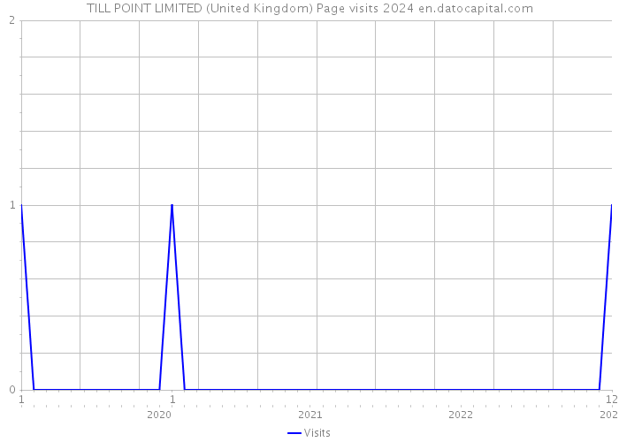 TILL POINT LIMITED (United Kingdom) Page visits 2024 