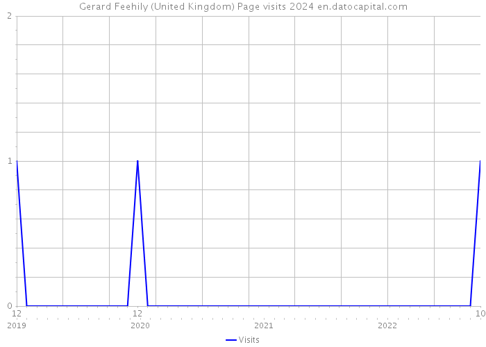 Gerard Feehily (United Kingdom) Page visits 2024 