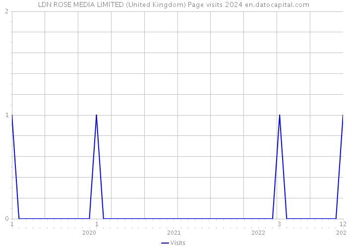LDN ROSE MEDIA LIMITED (United Kingdom) Page visits 2024 