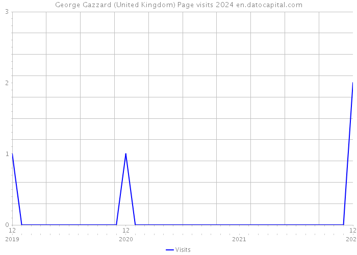 George Gazzard (United Kingdom) Page visits 2024 