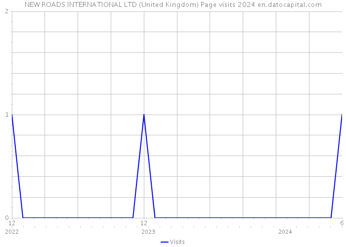 NEW ROADS INTERNATIONAL LTD (United Kingdom) Page visits 2024 