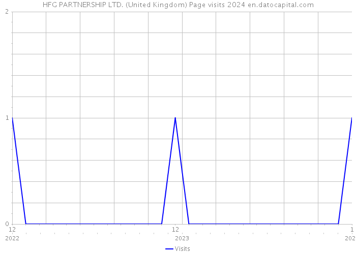 HFG PARTNERSHIP LTD. (United Kingdom) Page visits 2024 