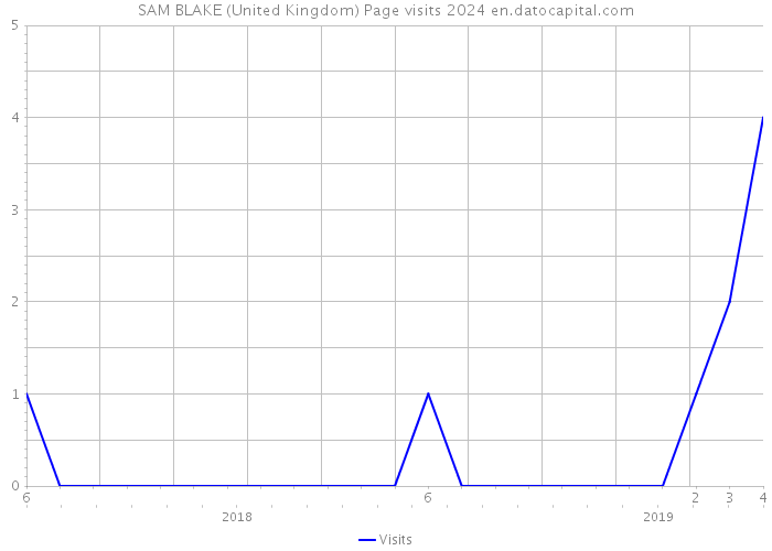 SAM BLAKE (United Kingdom) Page visits 2024 