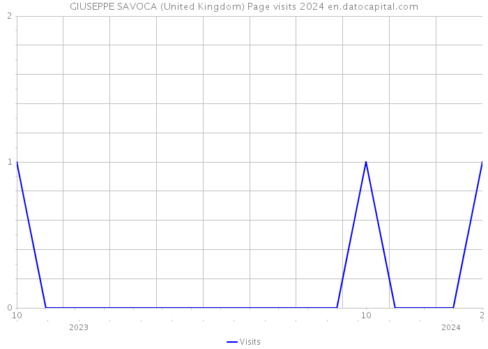 GIUSEPPE SAVOCA (United Kingdom) Page visits 2024 