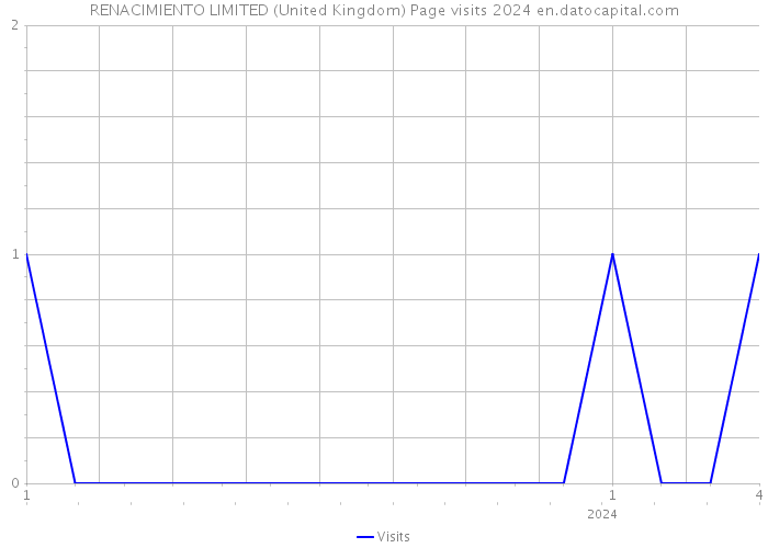 RENACIMIENTO LIMITED (United Kingdom) Page visits 2024 